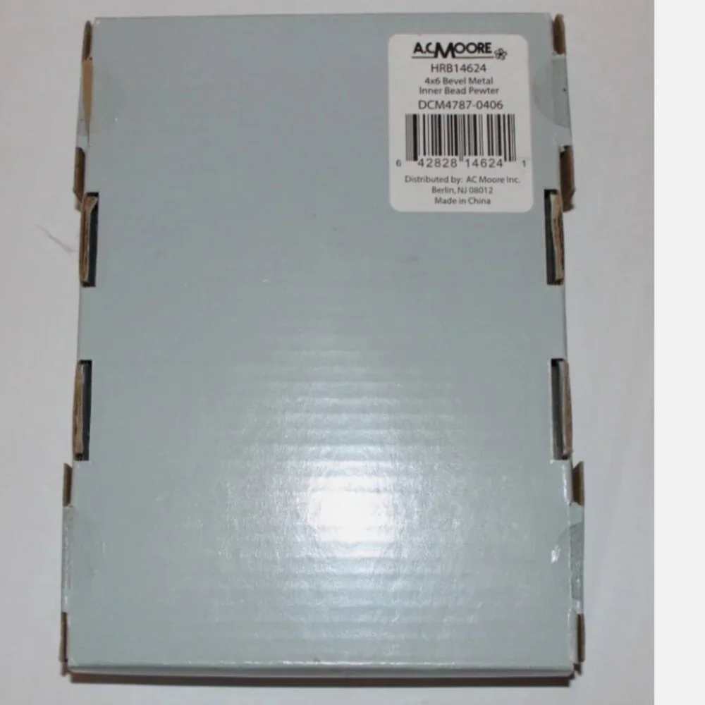 New AC Moore Pewter Picture Frame 4 x 6 Inch NIP